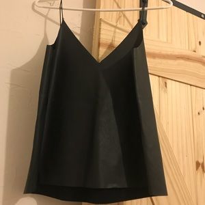 Zara Pleather Top